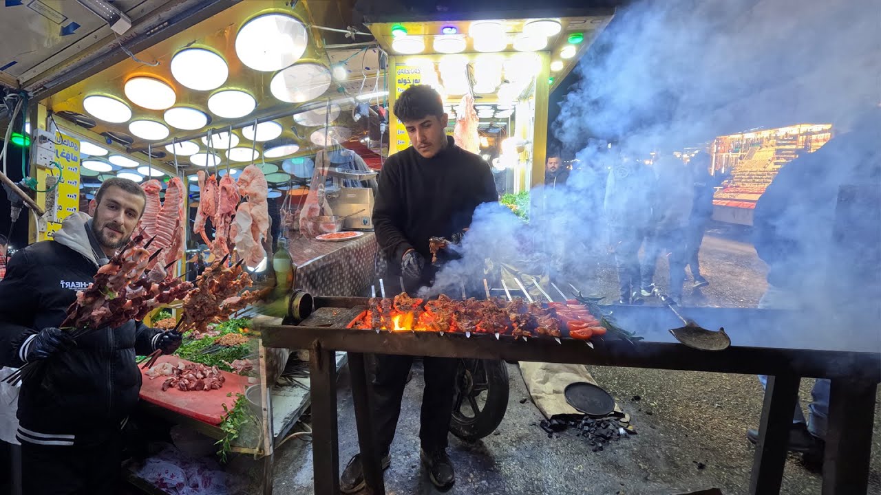 Night Life of Slemani: Cheapest Street Food | Kurdistan - Iraq