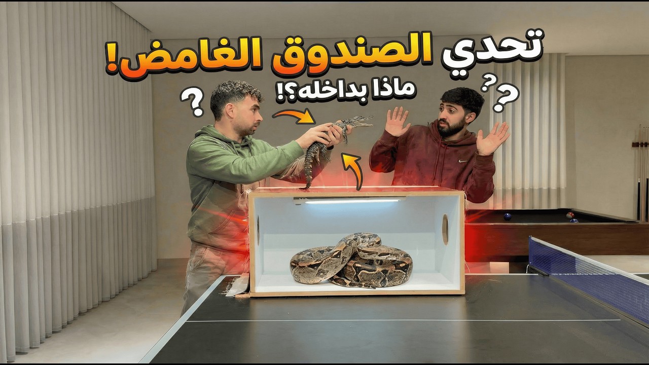 12لعبنا تحدي الصندوق وما كنا متوقعين اللي جواته😱😬