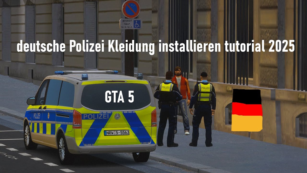so installiert man deutsche polizei kleidung │LSPD:FR│gta5│PC│