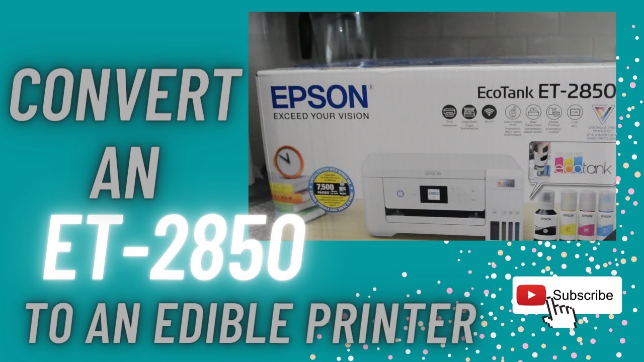 КАК ПРЕВРАТИТЬ ПРИНТЕР EPSON В ПИЩЕВОЙ ПРИНТЕР
