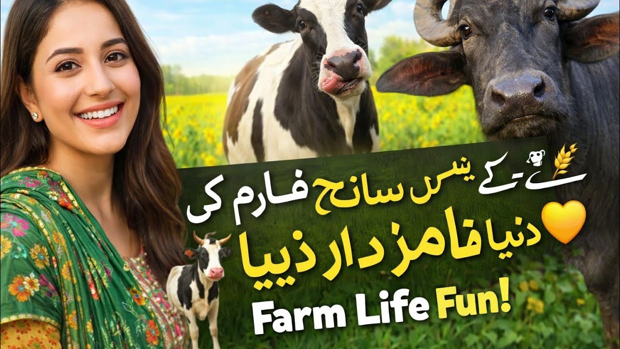 Gaon Ka Farm Cooking Day | Special Biryani Deg & Rainbow Sweet Rice , دیسی فارم پارٹی 
