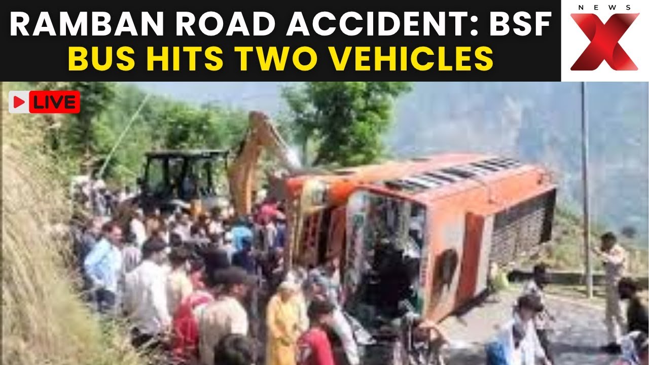 Ramban Accident LIVE: BSF Convoy Bus Collides, Four Personnel Injured | NewsX