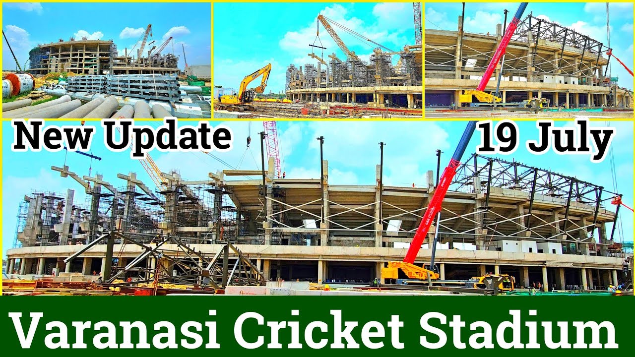 NEW Varanasi Cricket Stadium | Latest Update | देखिए, स्टेडियम ले रहा है भव्य रूप | God Shiva Theme!