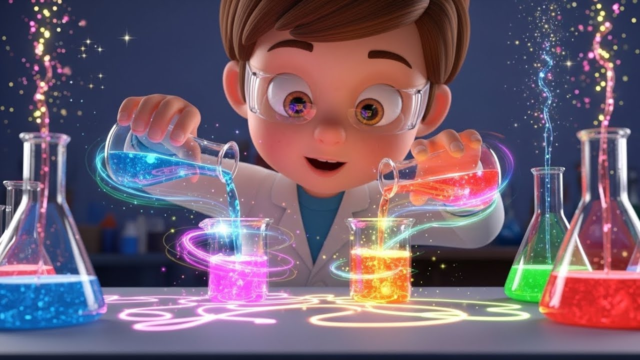 Pequeña científica estrella | Canción divertida para niños para aprender ciencia y experimentos