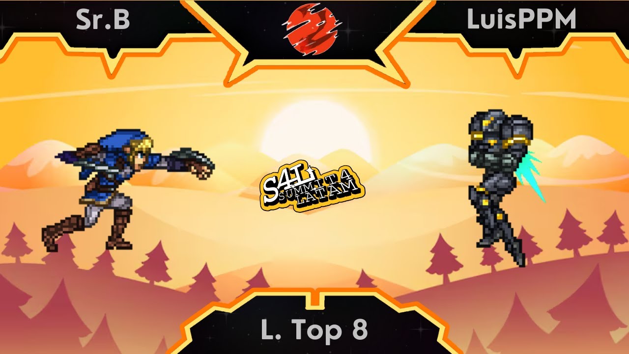 Sr.B (Link) vs. LuisPPM (Samus) - Losers Top 8 - SSF2 Summit LATAM 4