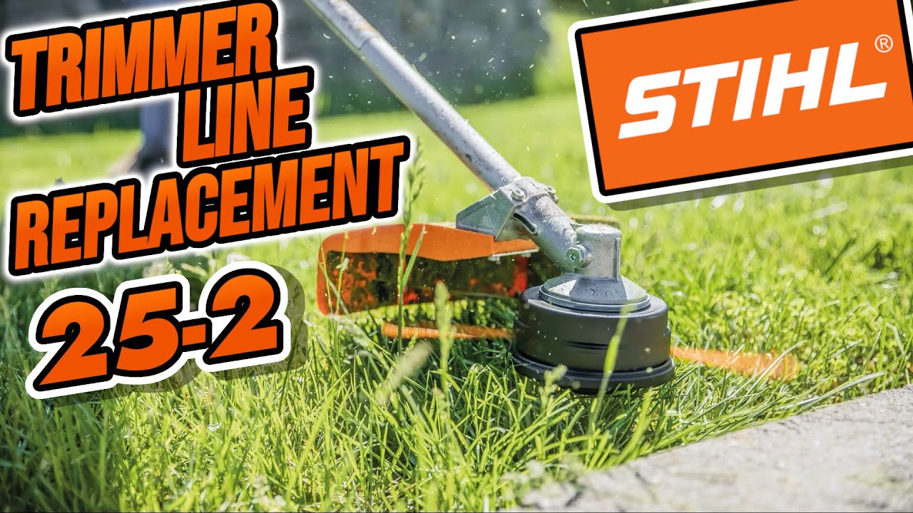 STIHL Trimmer Line Replacement 25-2  + Landscapers Tips & Tricks