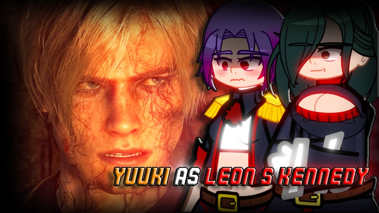 🇺🇸/🇧🇷 Chained Soldier Reacts to Yuuki as Leon S Kennedy || Resident Evil - Gacha React