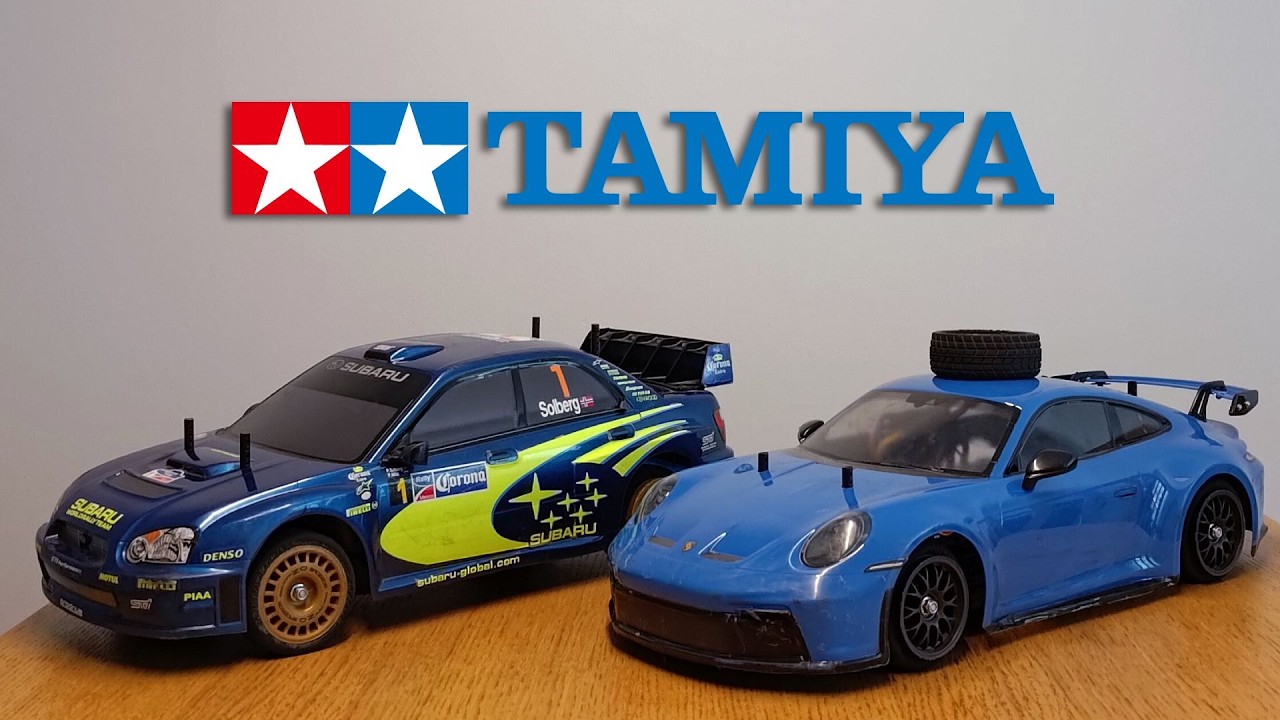 Mes Tamiya TT-01E et TT-02 - Subaru & Porsche
