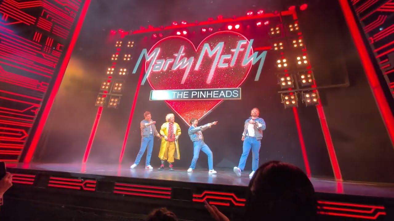 Back to the Future The Musical – Caden, Ben & Olly (Three Martys) West End Curtain Call – 3 Dec 2025