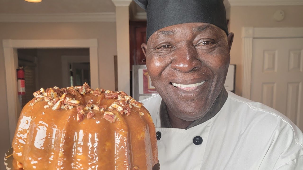 Caramel pound cake