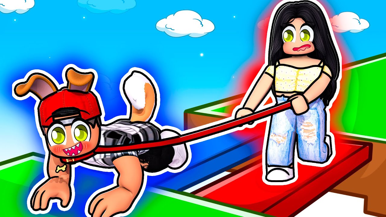 ROBLOX WALK DOG OBBY WITH ZAILETSPLAY