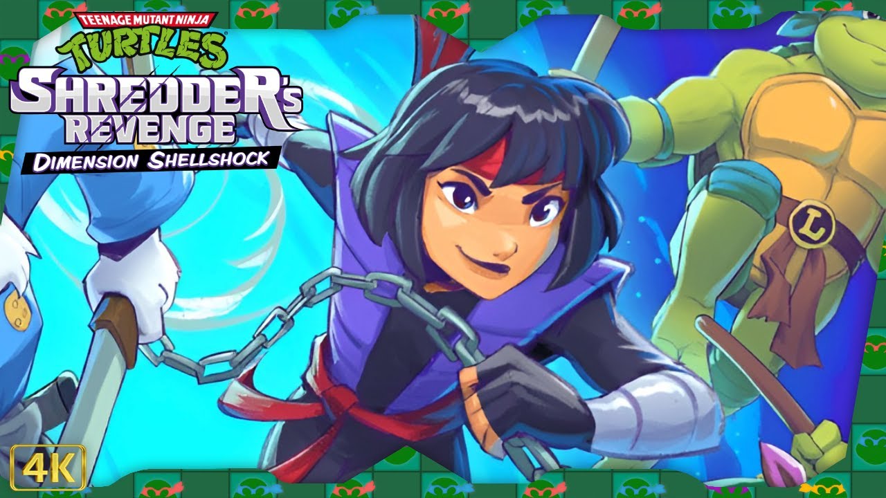 TMNT: Shredder's Revenge DLC ⁴ᴷ Dimension Shellshock Survival Mode (Karai)