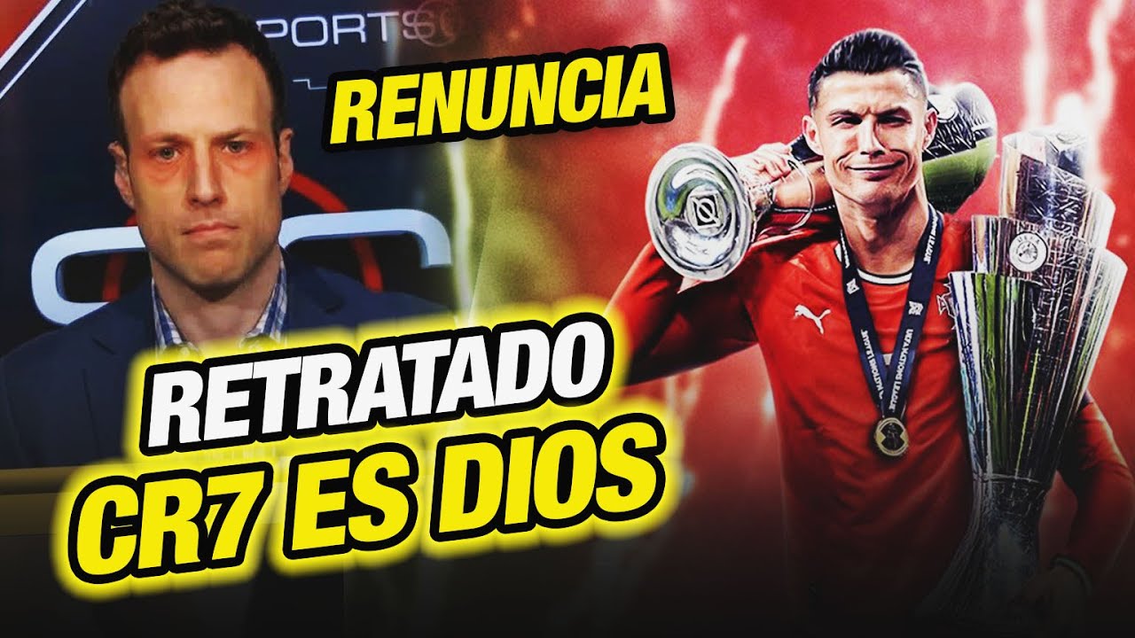 CRISTIANO RONALDO DESTRUYE A BARAK FEVER (ESPN) LLOROS HISTÓRICOS - PORTUGAL VS ESPAÑA CR7 CAMPEÓN