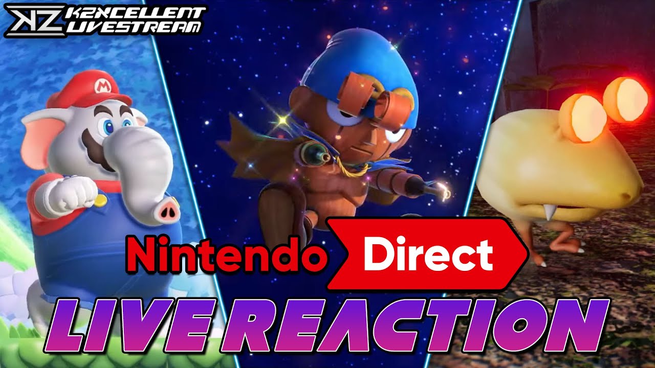 Reactions to the Nintendo Direct (6/21/2023) | KZXcellent Livestream