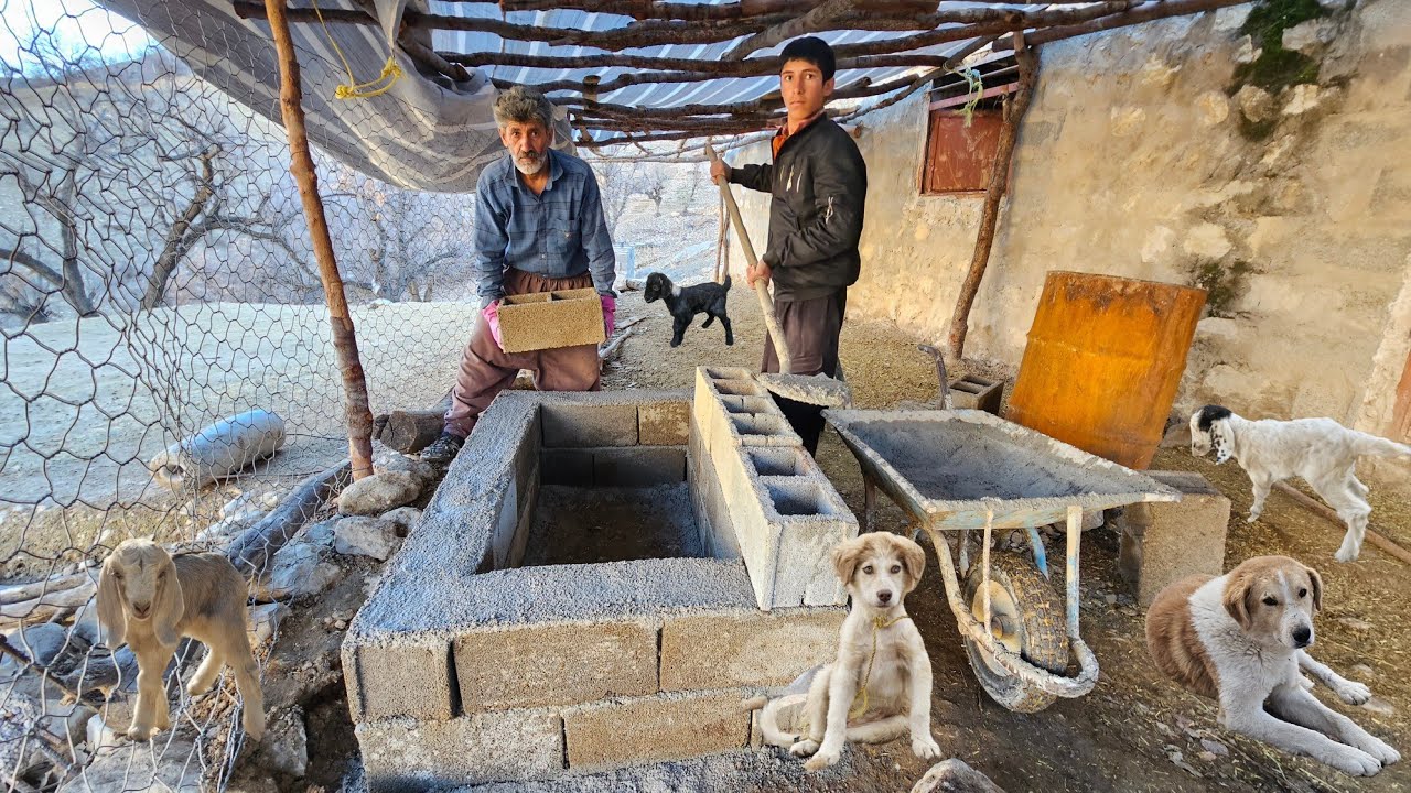 Primitive Nomadic Goat Care | Washing and Protecting Goats Naturally