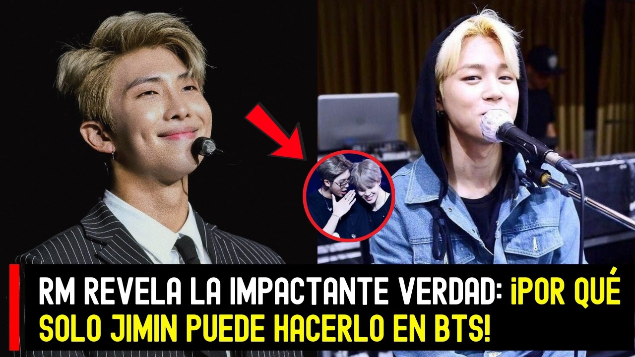 RM revela la impactante verdad: ¡Por qué solo Jimin puede hacerlo en BTS! #BTS #BTS K-pop #Jimin #RM