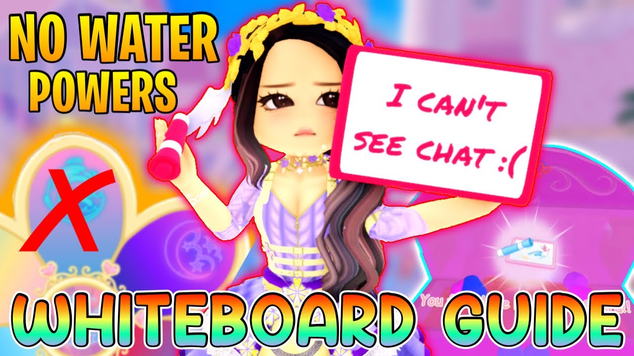 Как получить доску для общения без элемента воды // Royale High Roblox
