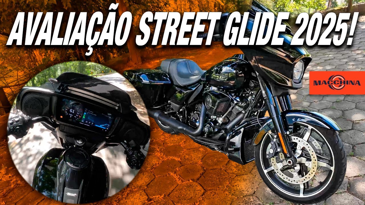 Avaliação Harley-Davidson Street Glide 2025 na cidade e na estrada!
