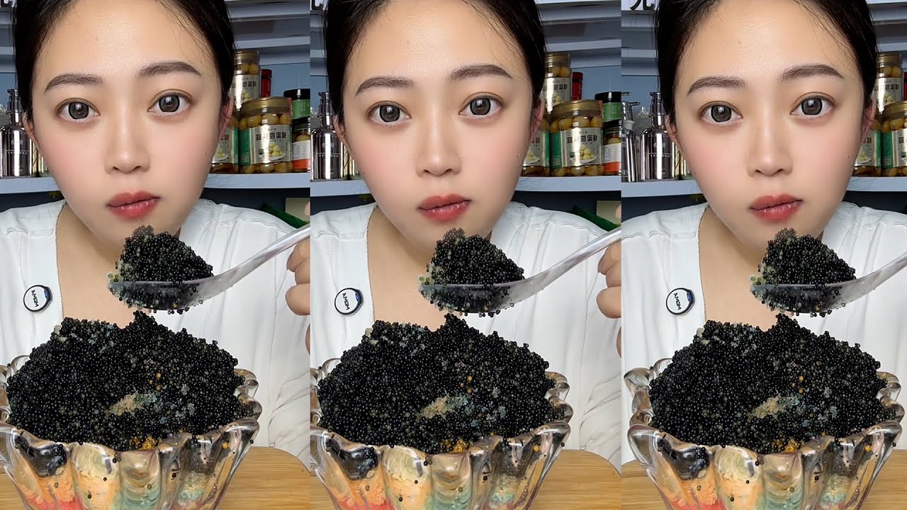 Mitao _ Mukbang / ASMR TOBIKO EGGS | FLYING FISH ROE | EXTREME EATING SOUNDS