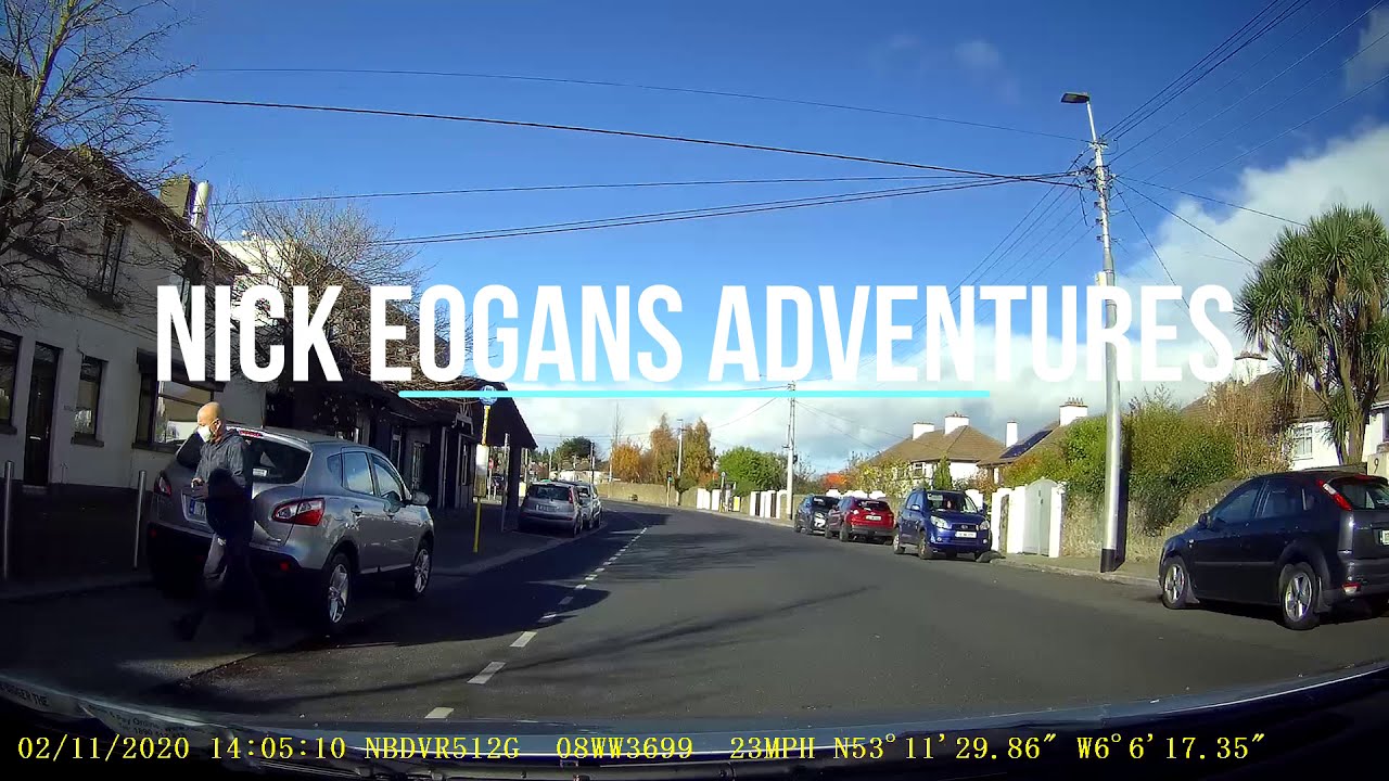 A Drive Through Bray County Wicklow Ireland November 2020
