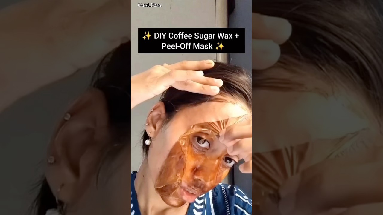 Coffee sugar face mask 💯✨#skincare #ytshorts #shortsfeed #trendinghacks