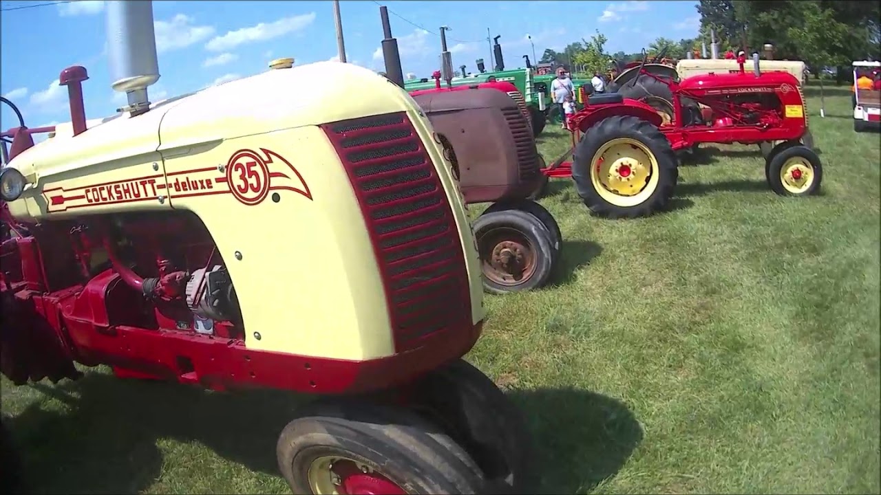 Mid Ohio Antique Machinery Show Cockshutt tractors and others