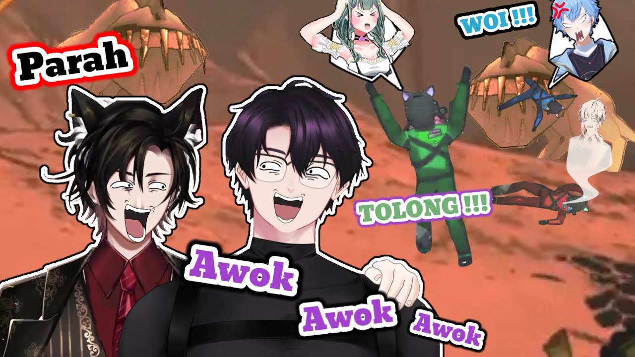 Duo Kocak ! Iseng Ngorbanin Teman Sendiri ... [Arion, Gingitsune, Souta - AKA Virtual ; Karissa ]