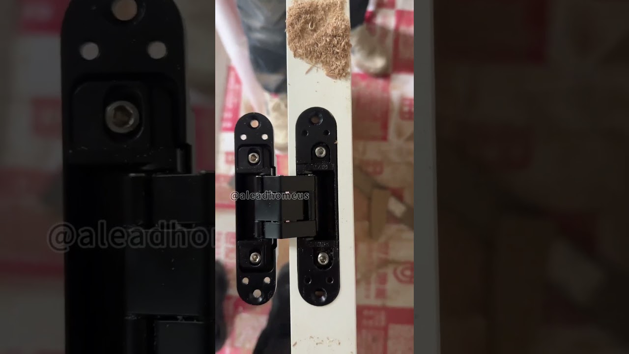 Invisible door that makes space more transparent #hinge #hinges #hardware #kitchencabinet