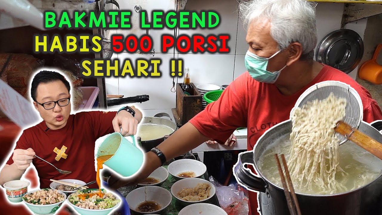 SEHARI HABIS 500 PORSI, PORSINYA MEMATIKAN BANGET MIE AYAM BANG BEDO!