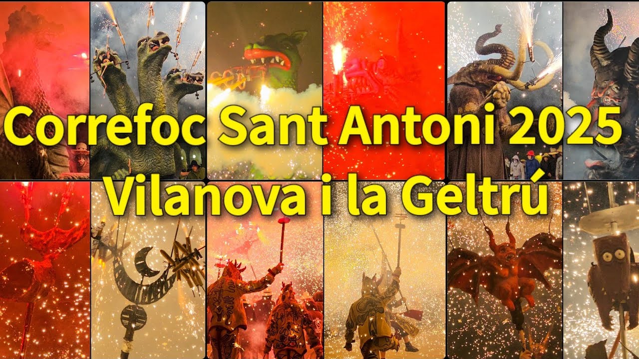 Correfoc Sant Antoni 2025, Vilanova i la Geltrú