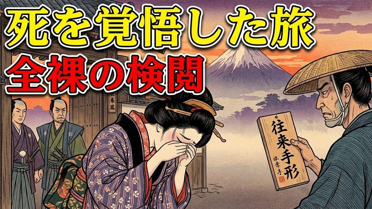 死ぬまで帰れない？江戸時代の旅が命懸けすぎた驚愕の実態