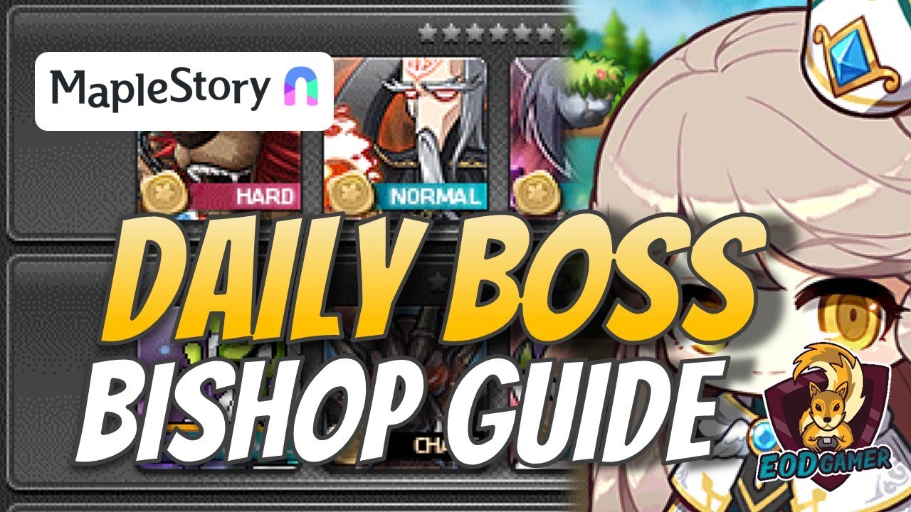 How to Boss With Bishop in Maplestory N (Best Support in Maplestory | Daily Boss Edition)