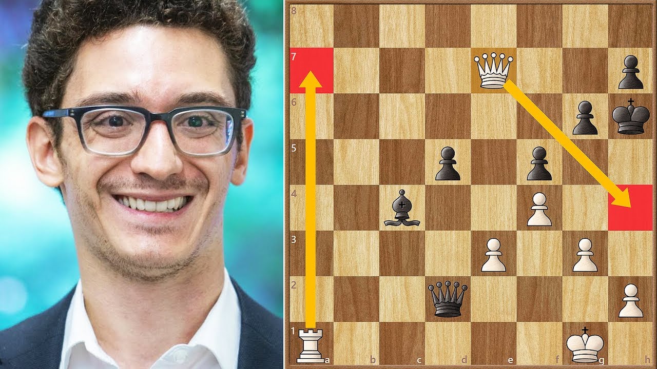 Incredible Resource! || Carlsen vs Caruana || World Fischer Random Chess Championship (2019)