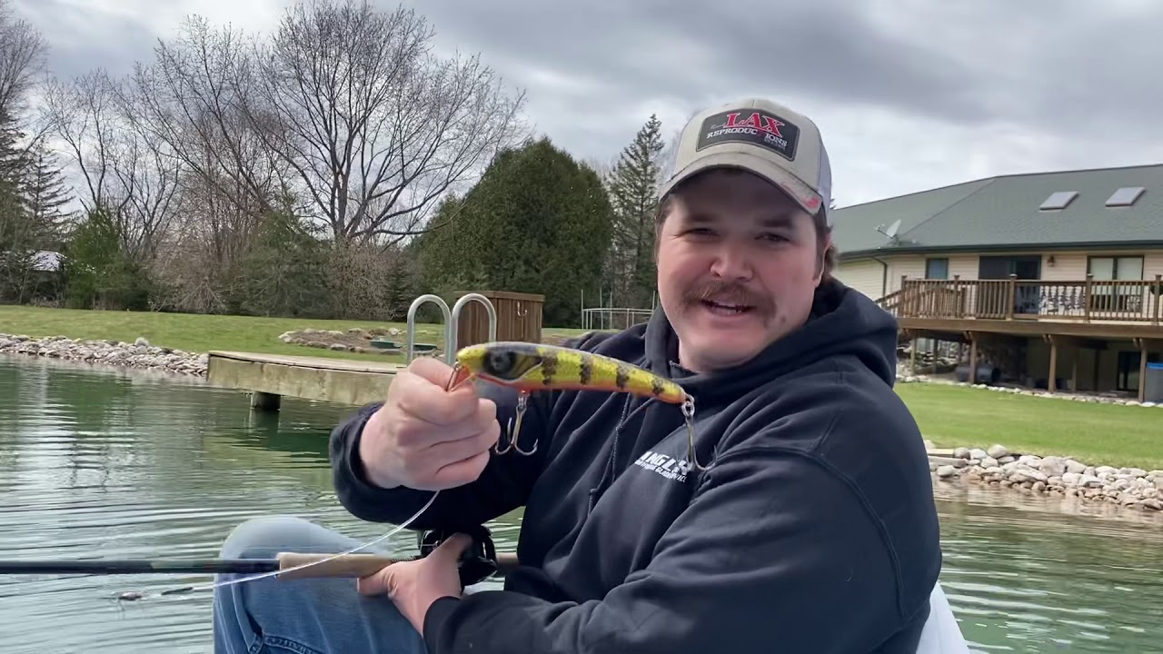 Big Eye Baits 7&rdquo; Crankbait Bait Demo - Pond Trolling with Angler Sportfishing
