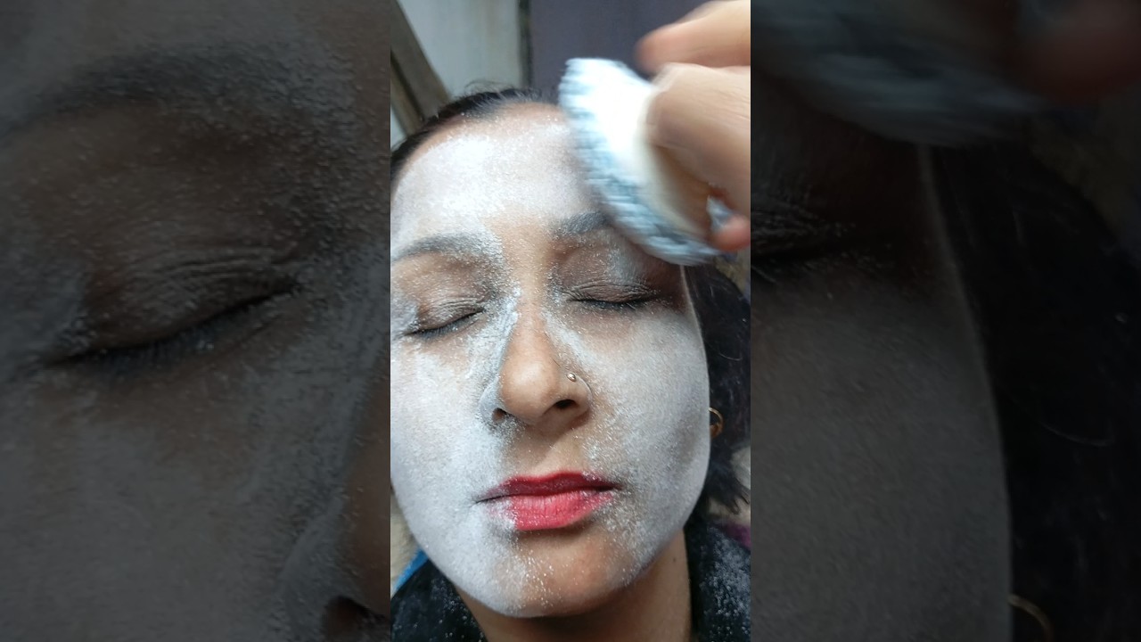 full face threading 🥰♥️ step by step 