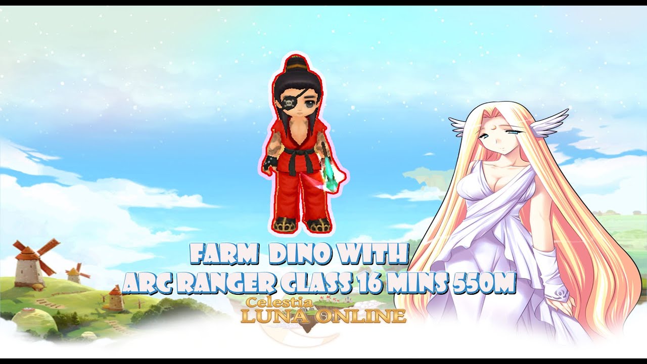 Celestia Luna Farming in Sahel with Arc Ranger class 16mins 550m+
