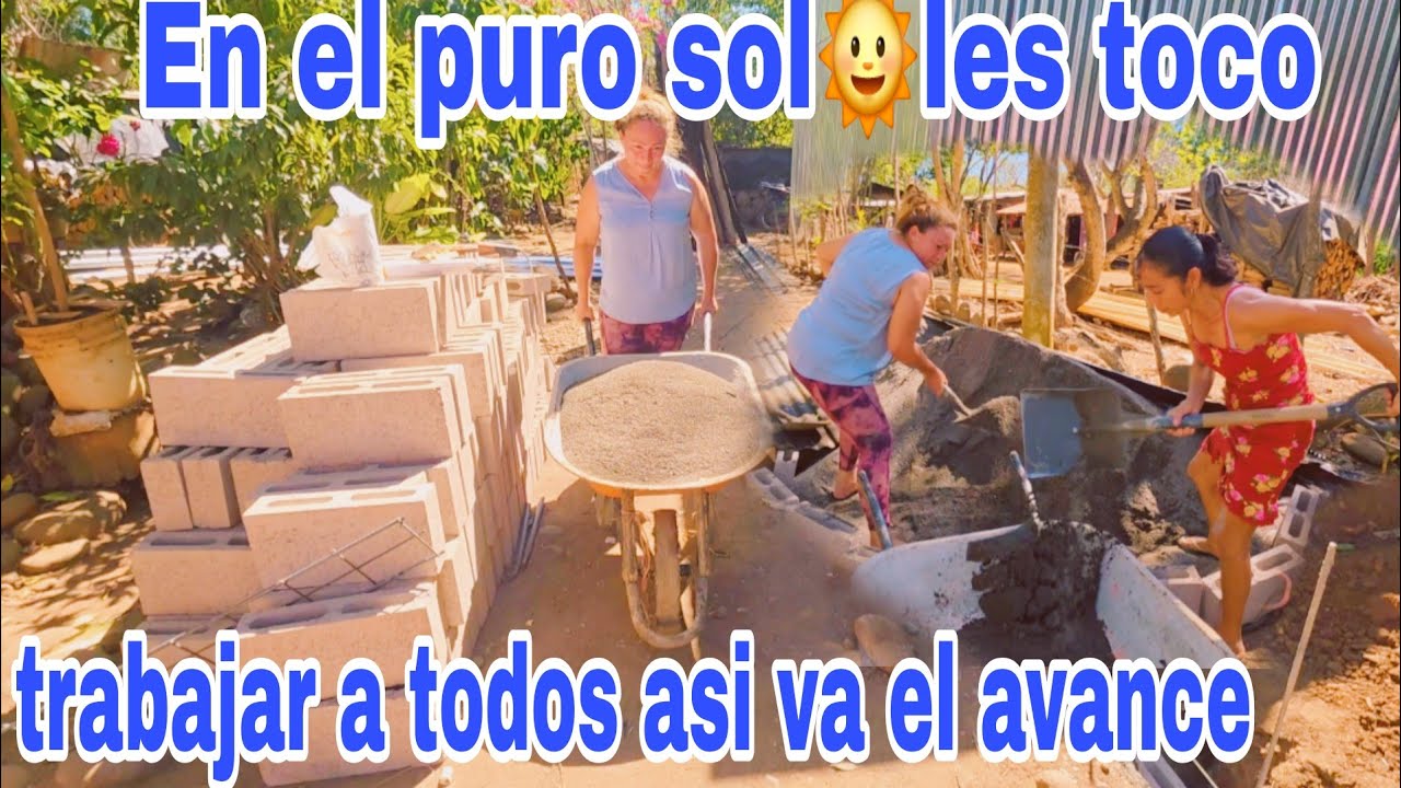 Asi va el avance de la construcción para la cocina de Evelin😱😳