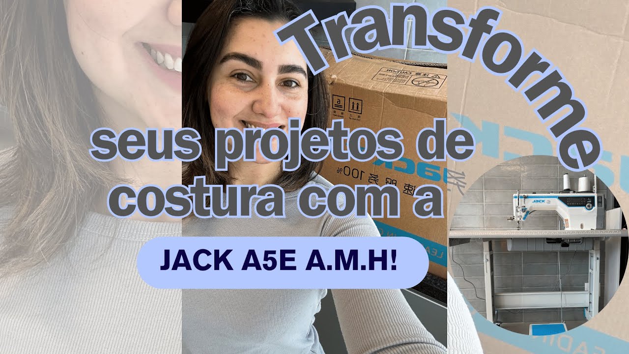 Inovação no Ateliê - Apresentando a Máquina JACK A5E AMH! 🌟 | Zona Leste SP