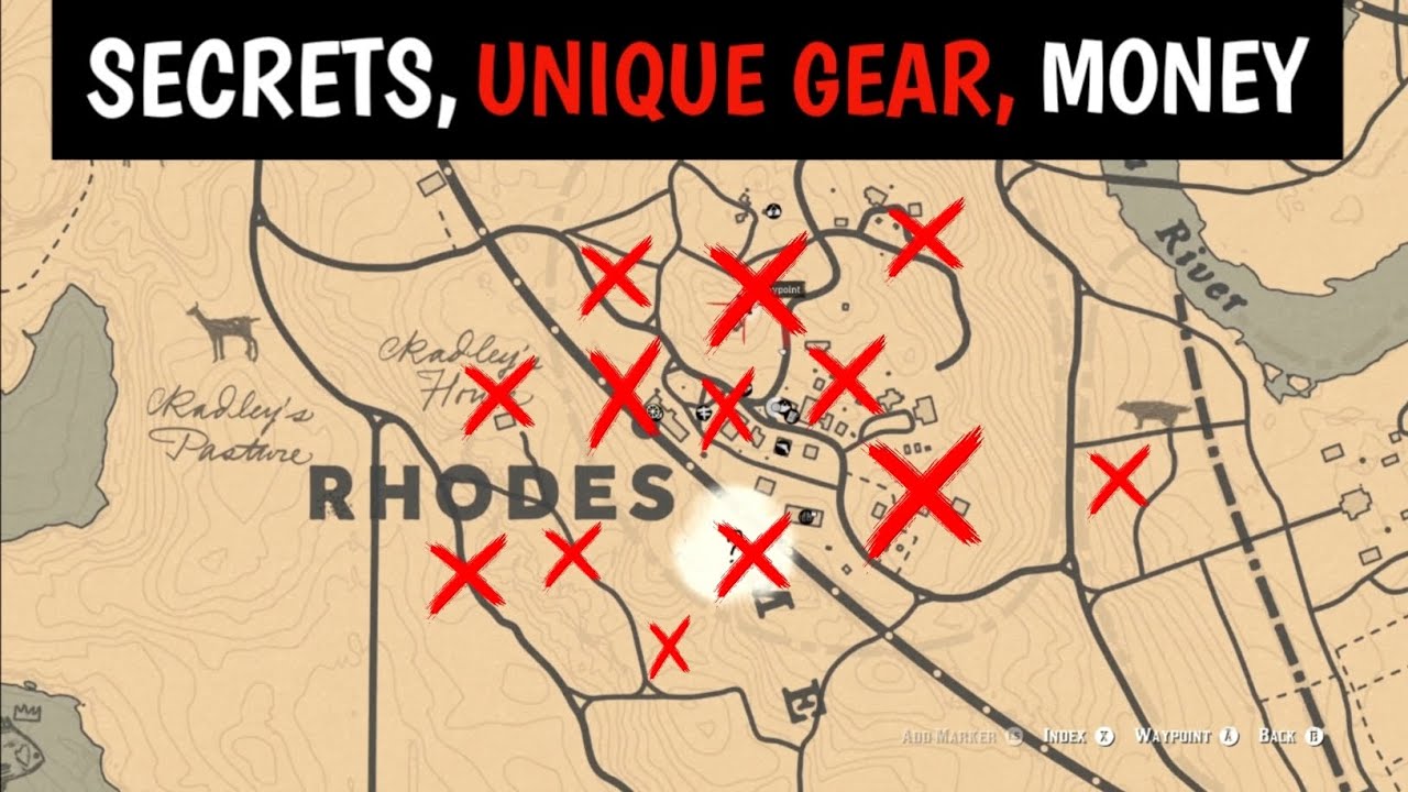 20 секретов, уникального снаряжения, оружия и денег в Роудсе — Red Dead Redemption 2