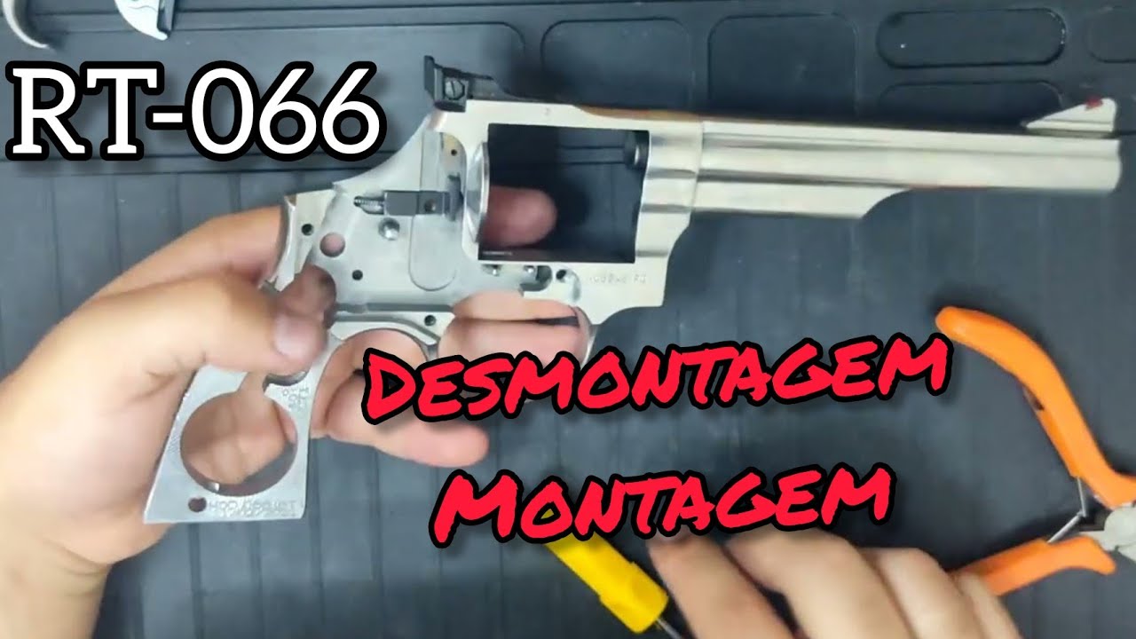 Desmontagem e Montagem Revólver Taurus RT-066