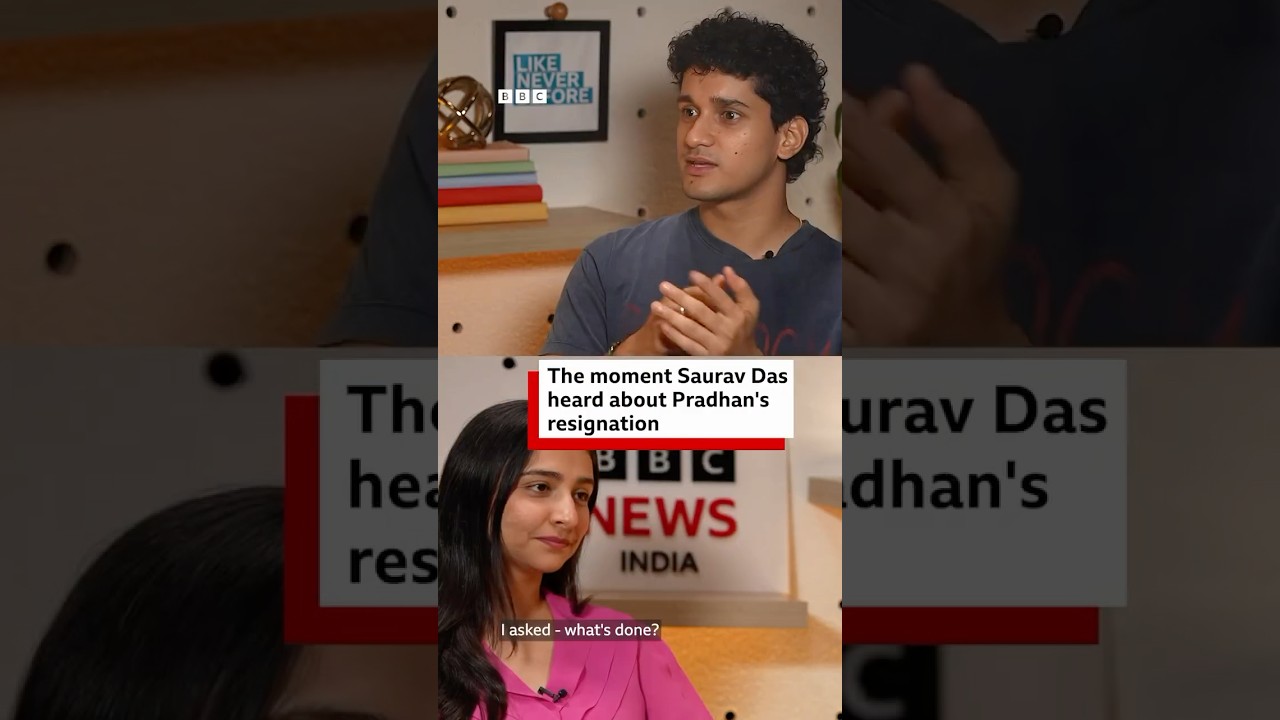 The moment Saurav Das heard about Dharmendra Pradhan's resignation | BBC News India