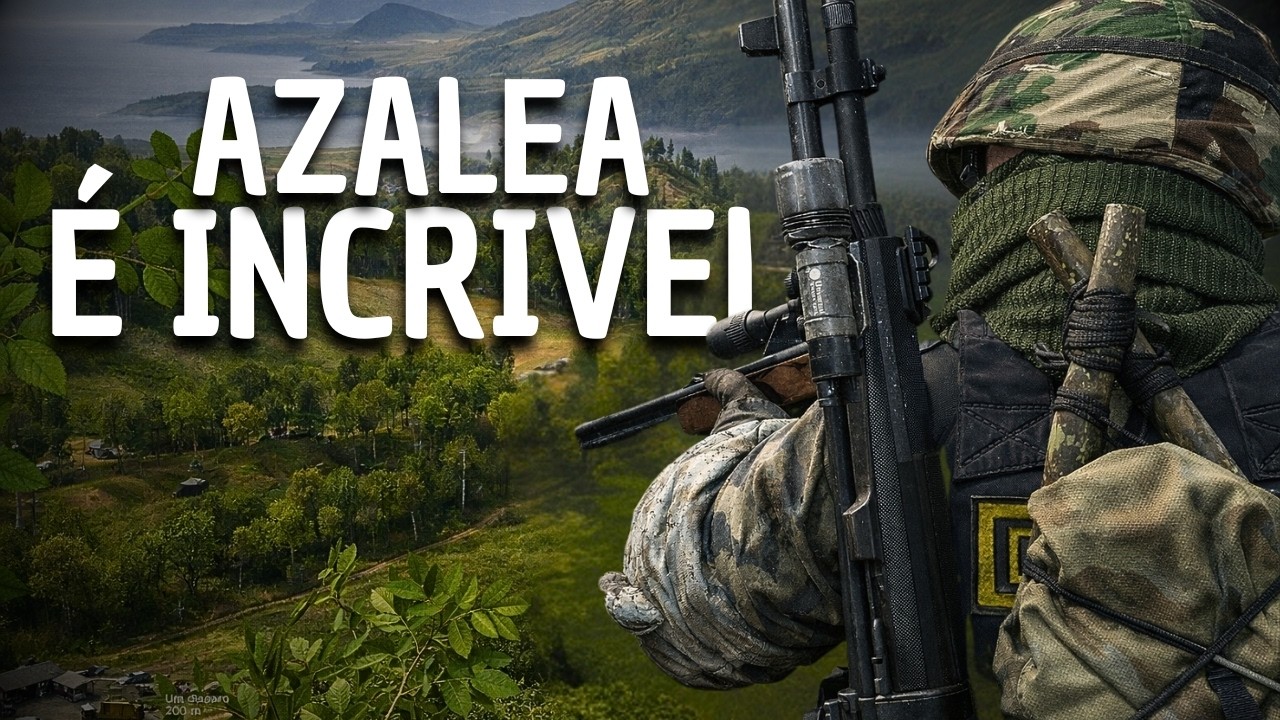 JOGUEI PELA PRIMEIRA VEZ NO MAPA AZALEA E ENCONTREI UM STREAMER GRINGO  - DayZ