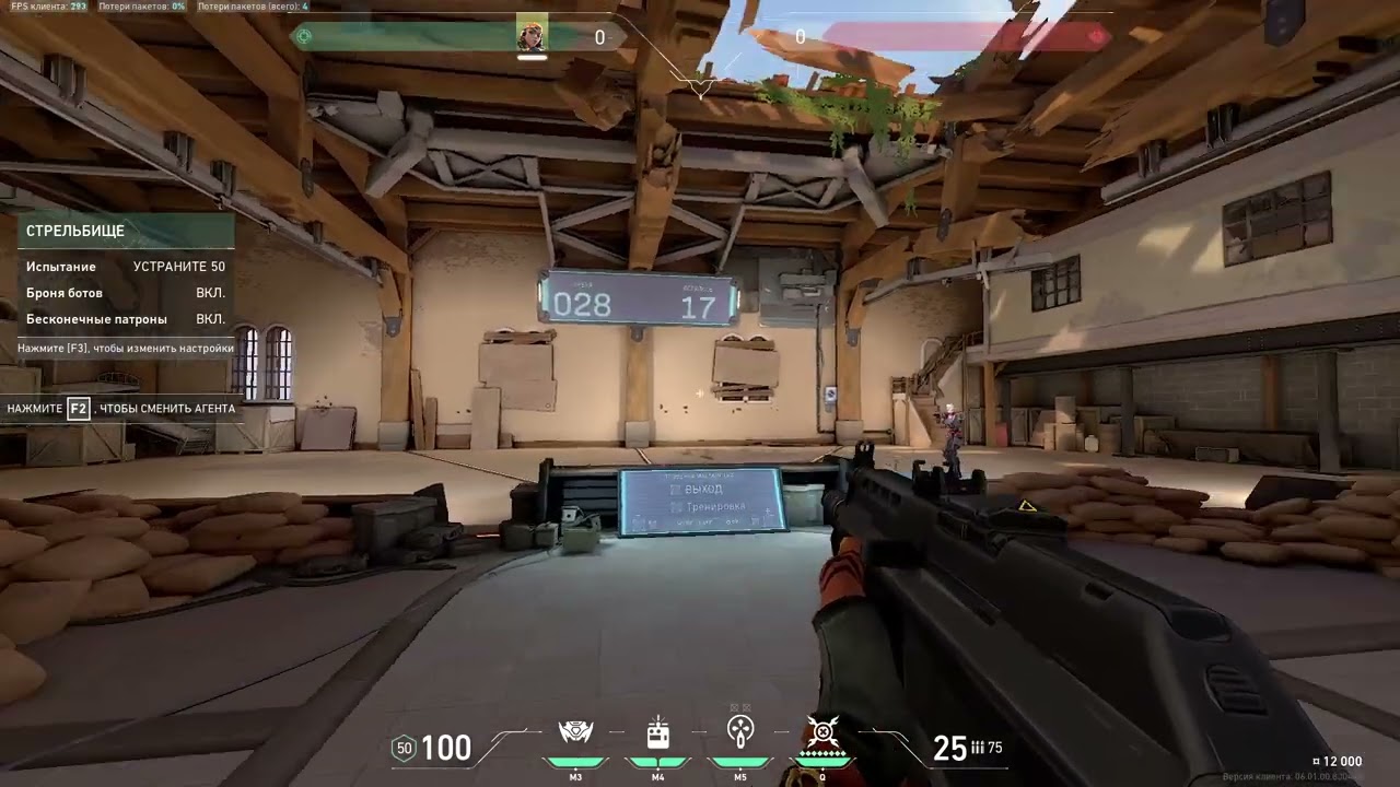 Valorant Shooting Range 50 bots in 42 seconds
