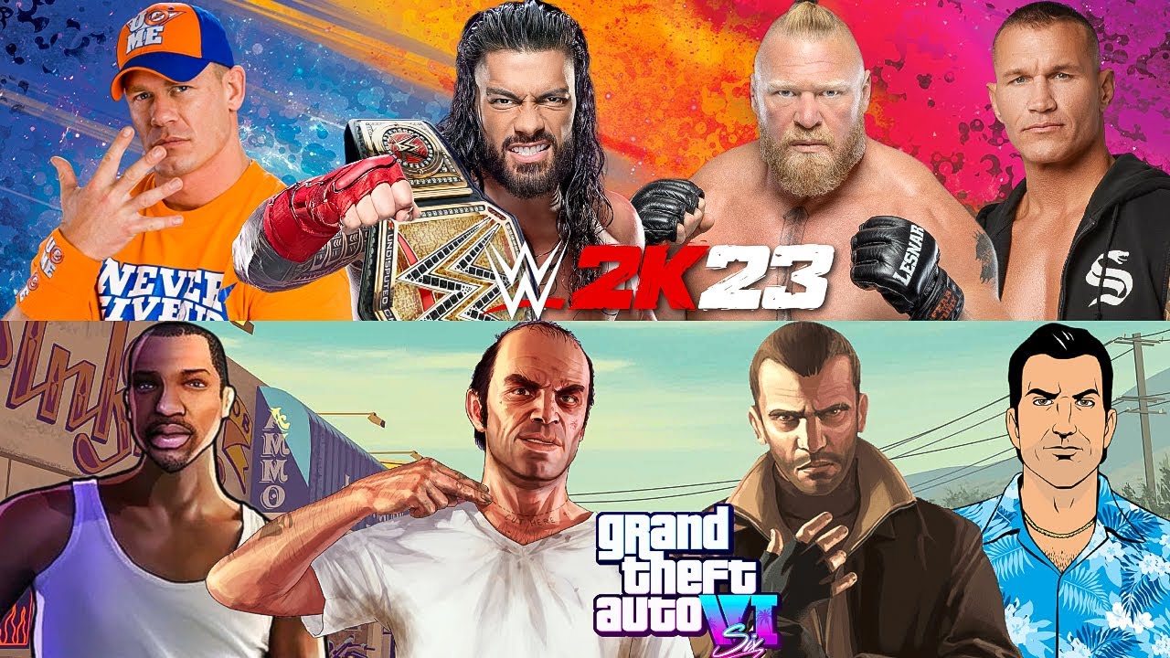 GTA VI vs Team WWE In WWE 2K23