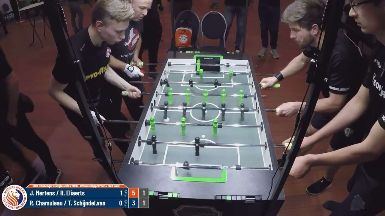 Jordy Mertens  Randy Eliaerts vs Raoul Chamuleau  Thijs van Schijndel  SBZL Challenger 2026 – Final