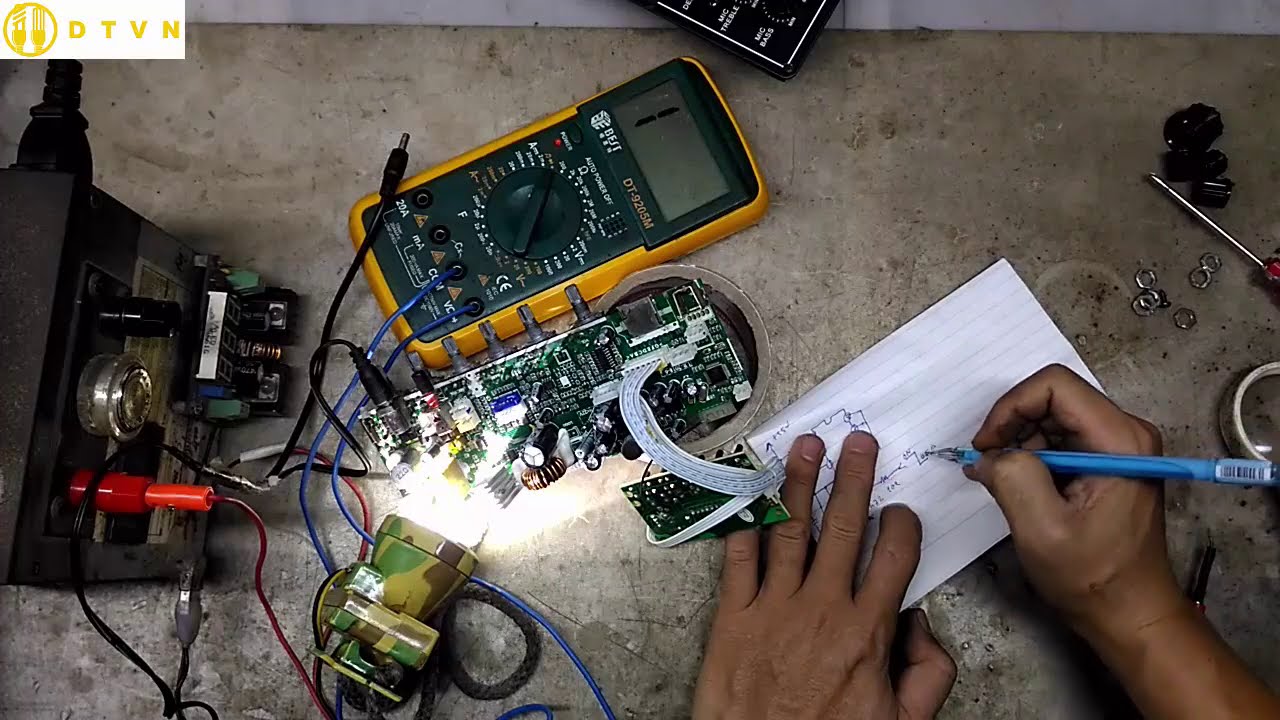 Sửa mạch loa kéo không lên nguồn