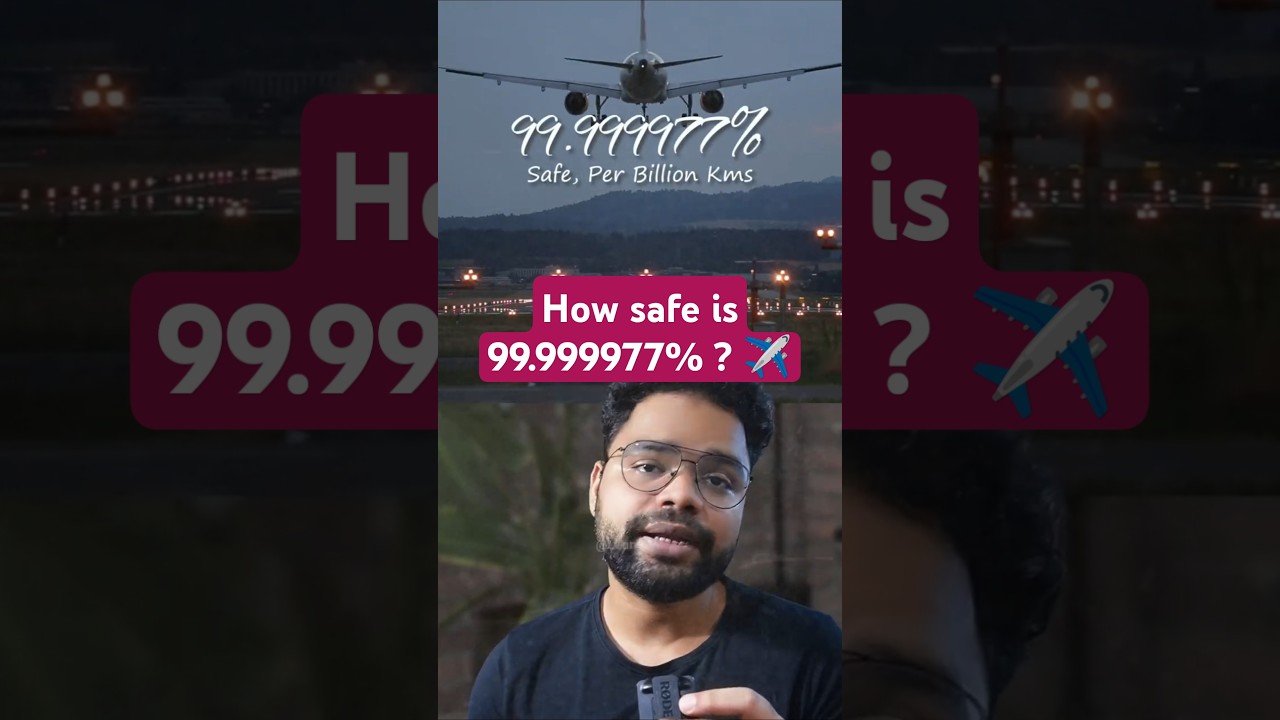 How safe is 99.999977% ? ✈️