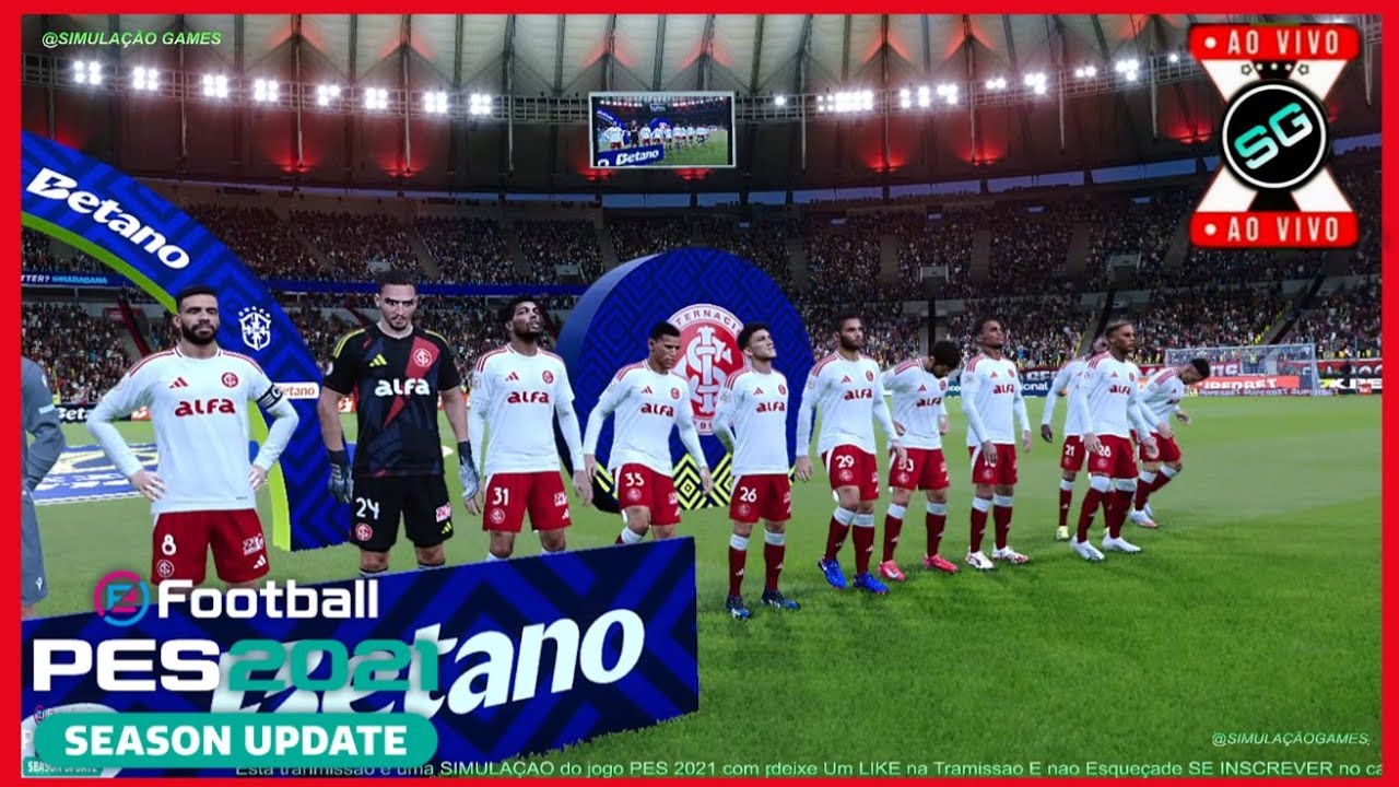 INTERNACIONAL x GRÊMIO AO VIVO JOGANDO VIDEO GAMER SIMULAÇÃO 