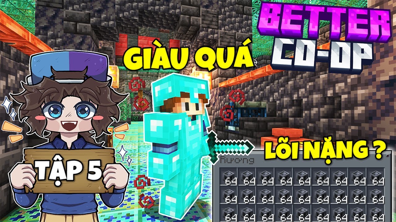 MINECRAFT BETTER CO-OP | TẬP 5 | MÌNH ĐÃ PHÁT HIỆN RA TRIAL CHAMBER GIÀU NHẤT SEVER !!