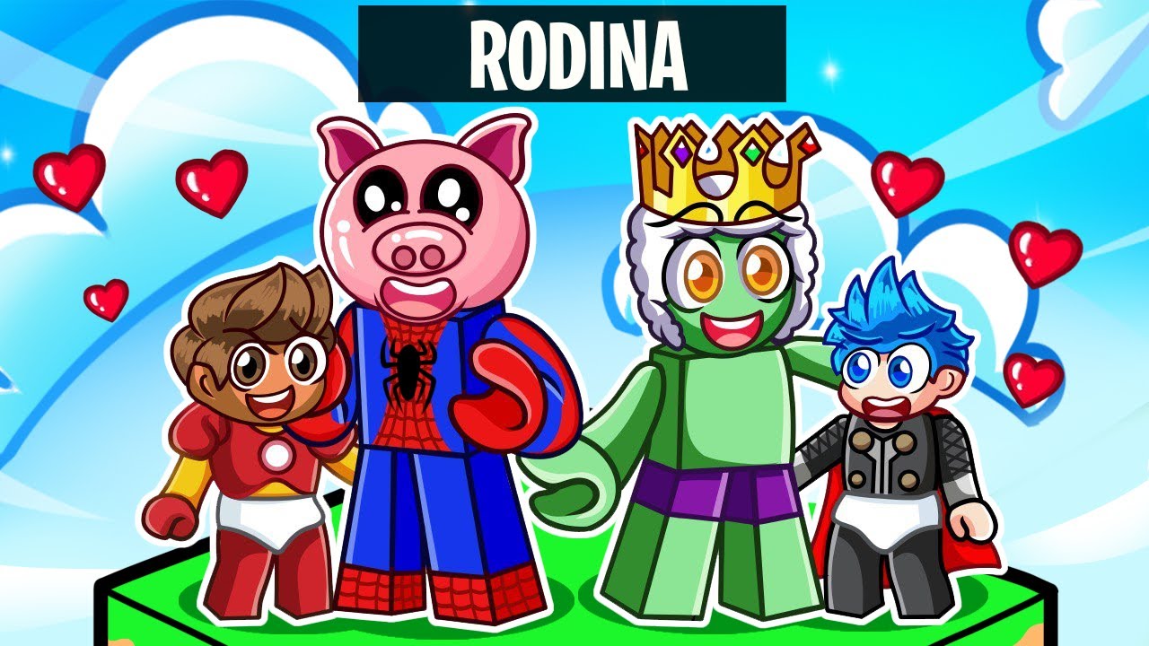 Mám SUPER-HRDINSKOU RODINU v Robloxu!